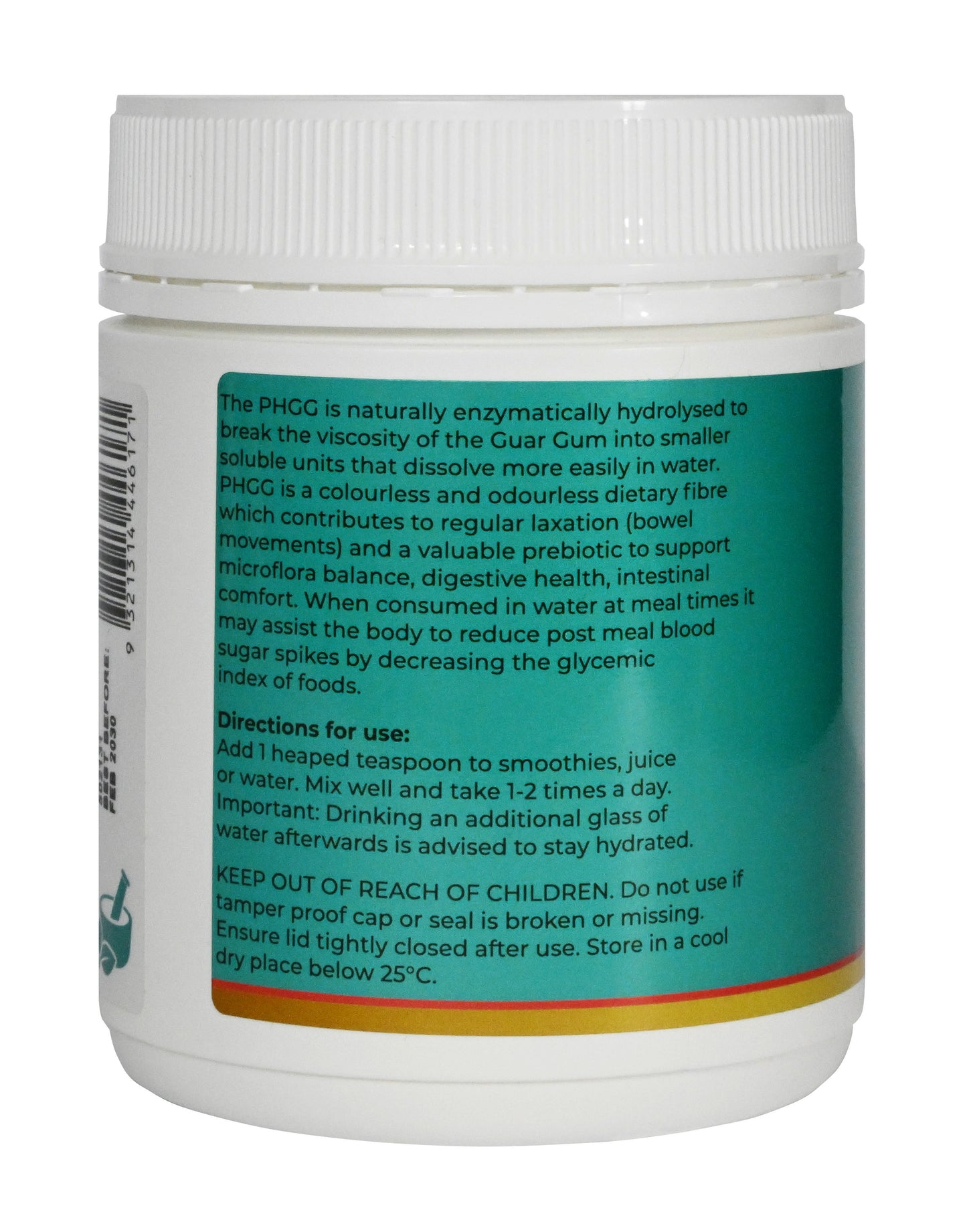 PHGG Partially Hydrolysed Guar Gum (Organic)