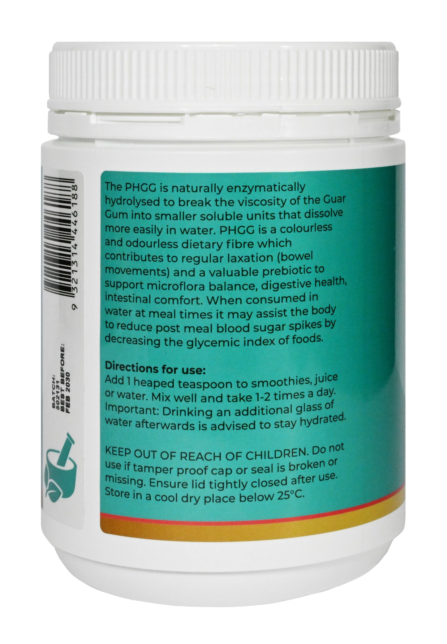 PHGG Partially Hydrolysed Guar Gum (Organic)