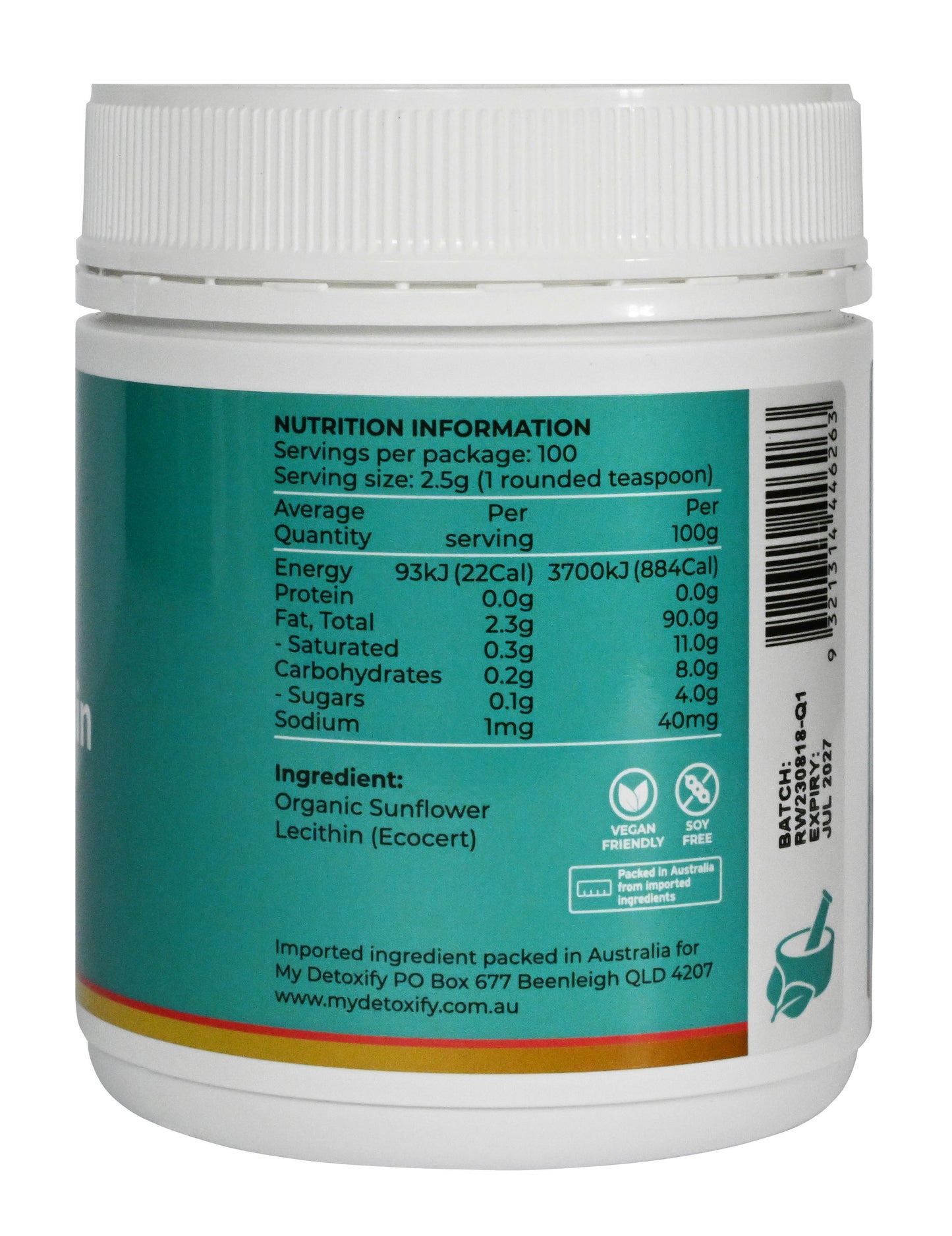 Sunflower Lecithin (Organic)